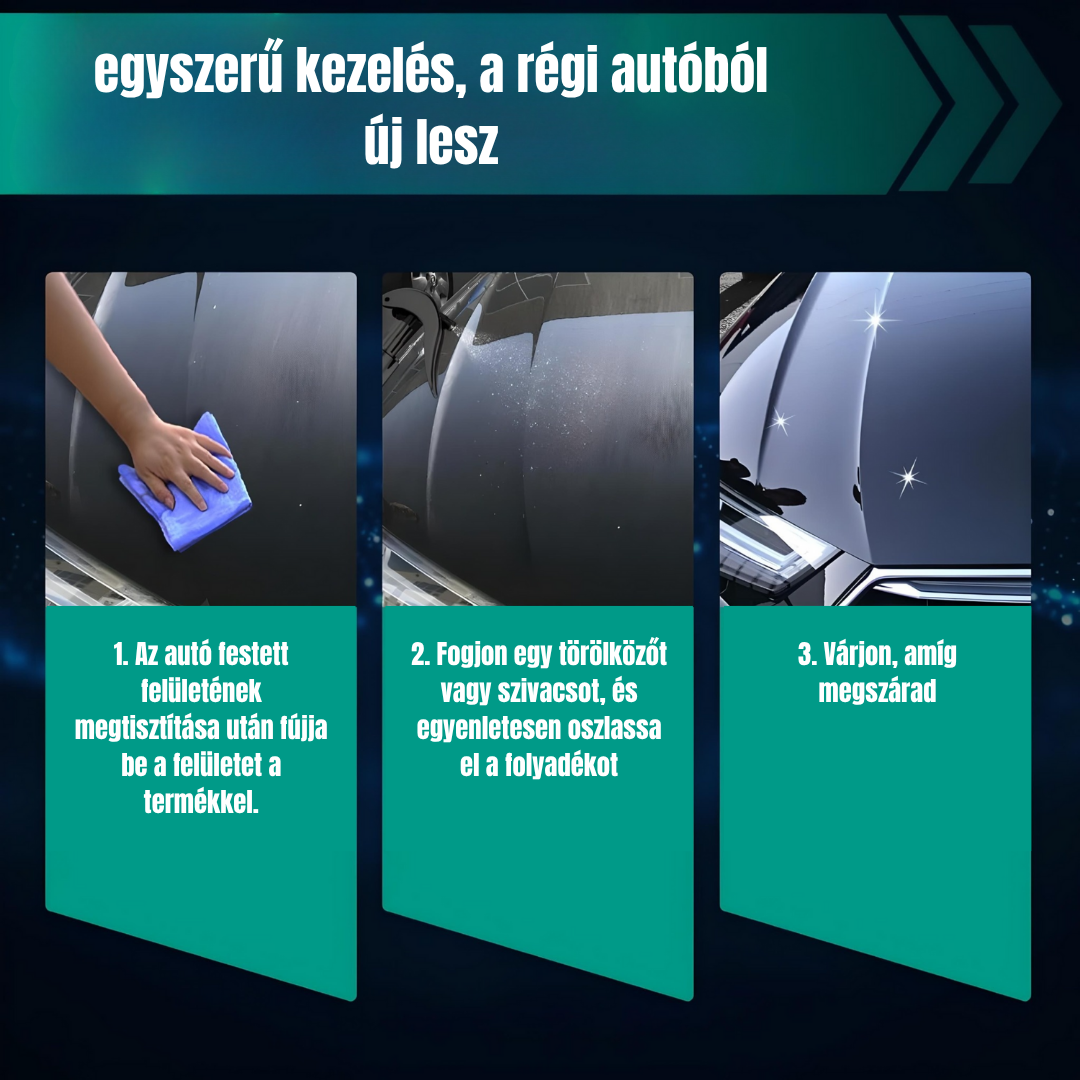 Védő és karcjavító sprayviasz